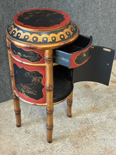 Load image into Gallery viewer, Chinese Chinoiserie-style Drum-Form Cabinet/End Table