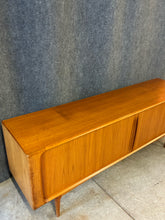 Load image into Gallery viewer, Bernhard Pedersen &amp; Son Danish Modern Tambour-Door Sideboard