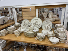 Load image into Gallery viewer, Castleton Gold Trim Floral Dinnerware set