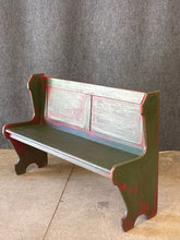 Load image into Gallery viewer, Primitive Painted Bench