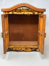 Load image into Gallery viewer, Vintage Faux Bamboo &amp; Rattan Style Wall Cabinet