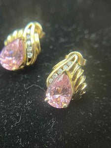 Gold Diamond Earrings