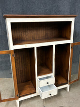 Load image into Gallery viewer, Amish Made Cottage Style Display Cabinet with Drawers