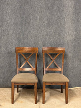 Load image into Gallery viewer, Ashley Furniture X-Back Dining Chairs (Pair)