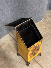 Load image into Gallery viewer, Antique Hand-Painted Coal Scuttle