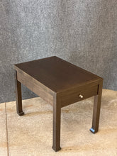 Load image into Gallery viewer, Knowlton Brothers One Drawer Dark Wood Side Table