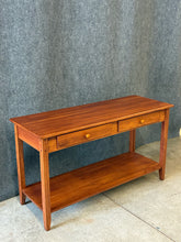 Load image into Gallery viewer, Brown Street Furniture Shaker Style Cherry Console Table