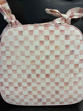 Load image into Gallery viewer, Mackenzie-Childs Cotton Checkered Pink Pillow