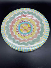 Load image into Gallery viewer, Mackenzie-Childs Ceramic Multi-Color 1 Piece Plates