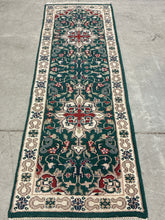 Load image into Gallery viewer, Surya Kashan Emerald Wool Runner