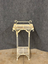 Load image into Gallery viewer, White Metal Side Table