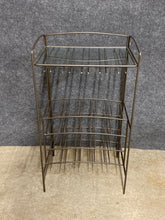Load image into Gallery viewer, Glass Top Metal Wine Rack