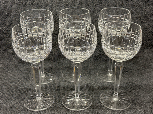 6 Piece Waterford Glenmore Crystal Glasses